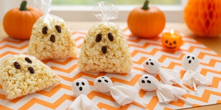 Tip na jednoduchou výzdobu na Halloween: duchové, které můžete i sníst