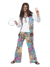 Pánský kostým hippiesák (květinový komplet)