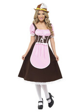 Dámský kostým Krčmářka dlouhé šaty dirndl (Oktoberfest)