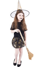 Dětský kostým tutu sukně s kloboukem Halloween (3-10 let)