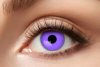 Certifikované týdenní barevné kontaktní čočky nedioptrické, fialová gothic 84095241.W08