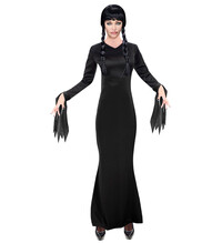 Dámské dlouhé šaty Wednesday Addams