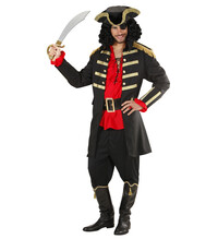 Pánský kostým pirátský kapitán, černý