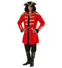 Pánský kostým pirátský kapitán (červený)