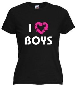 Dámské tričko I recycle boys - velikost S