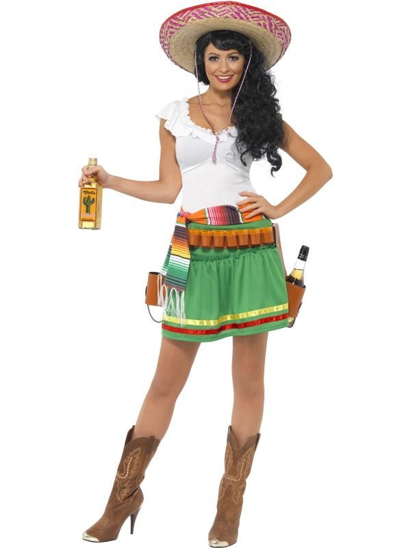 Dámský kostým Tequila shooter - Velikost M 40-42