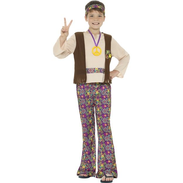 Chlapecký kostým Hipiesák - Pro věk 7-9