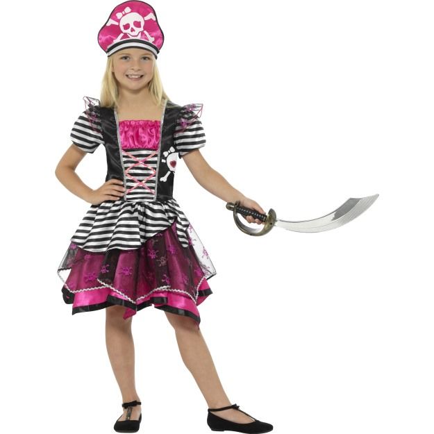 Dívčí kostým pirátky - Pro věk 7-9