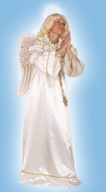 Dámský kostým anděl krémový - Velikost L (40)