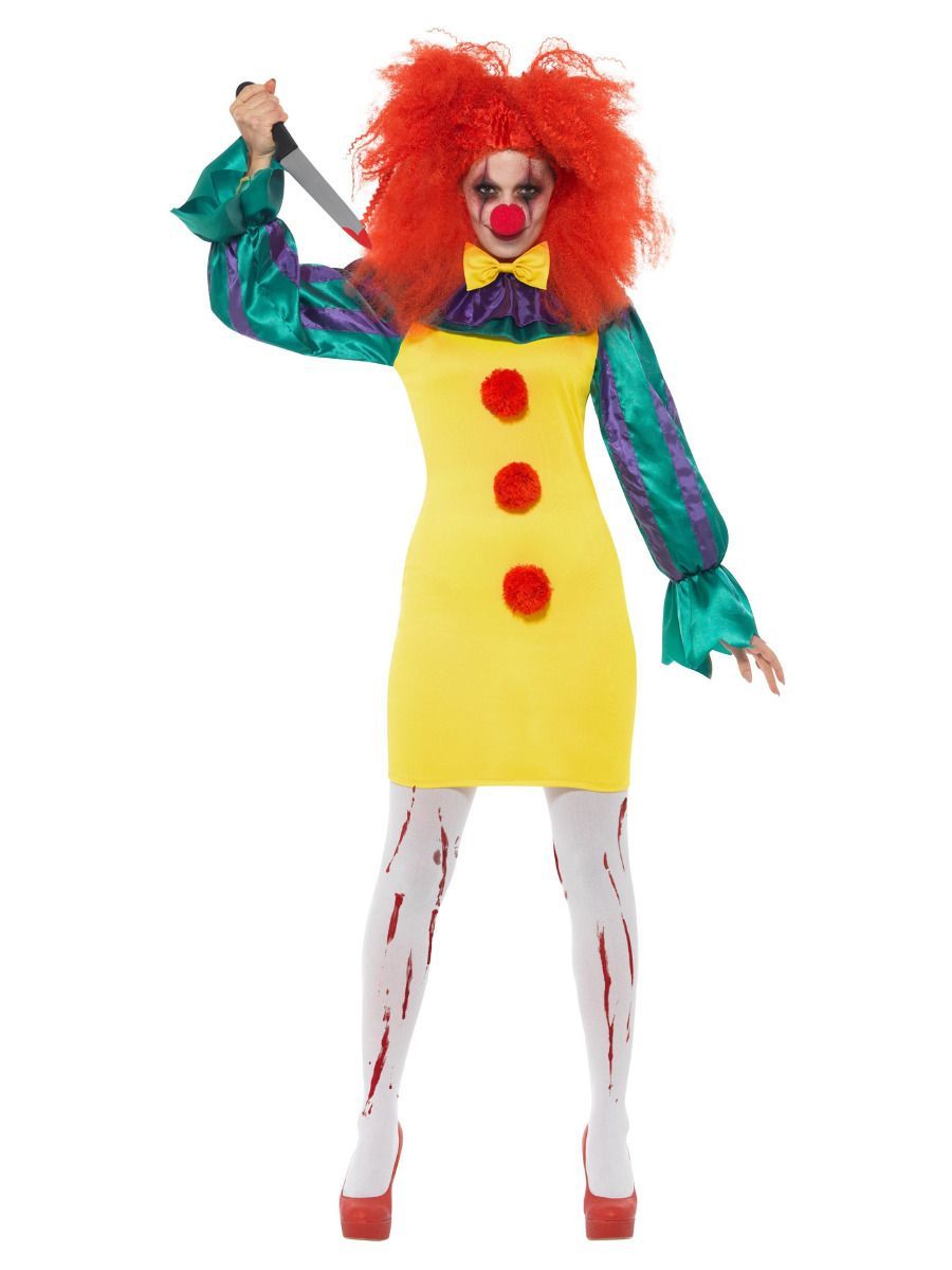 Dámský kostým Hororový klaun - Velikost S