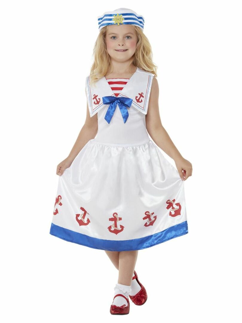 Dívčí kostým- námořnice na volném moři - L