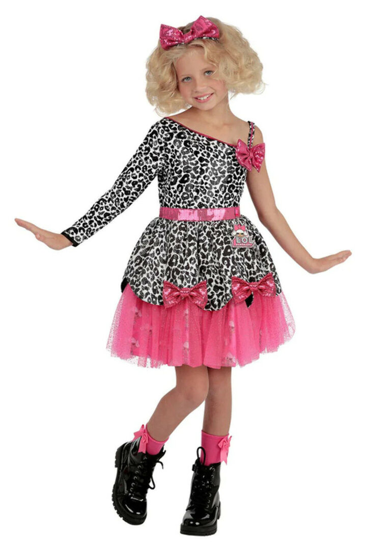 Dívčí kostým L.O.L Surprise, divoká panenka - Pro věk 10-12 let