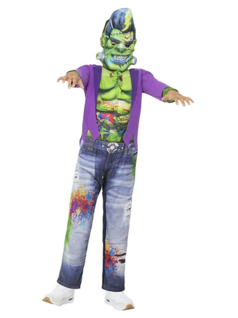 Chlapecký kostým Frankenstein s maskou - Pro věk 10-12 let