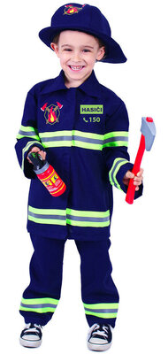 Dětský kostým hasič s českým potiskem e-obal